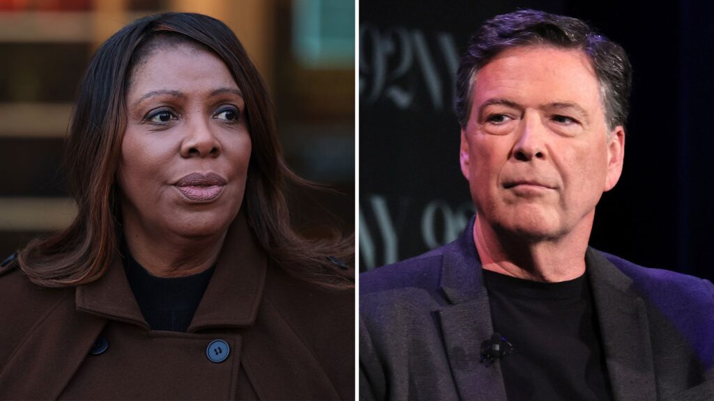 Comey et Letitia James